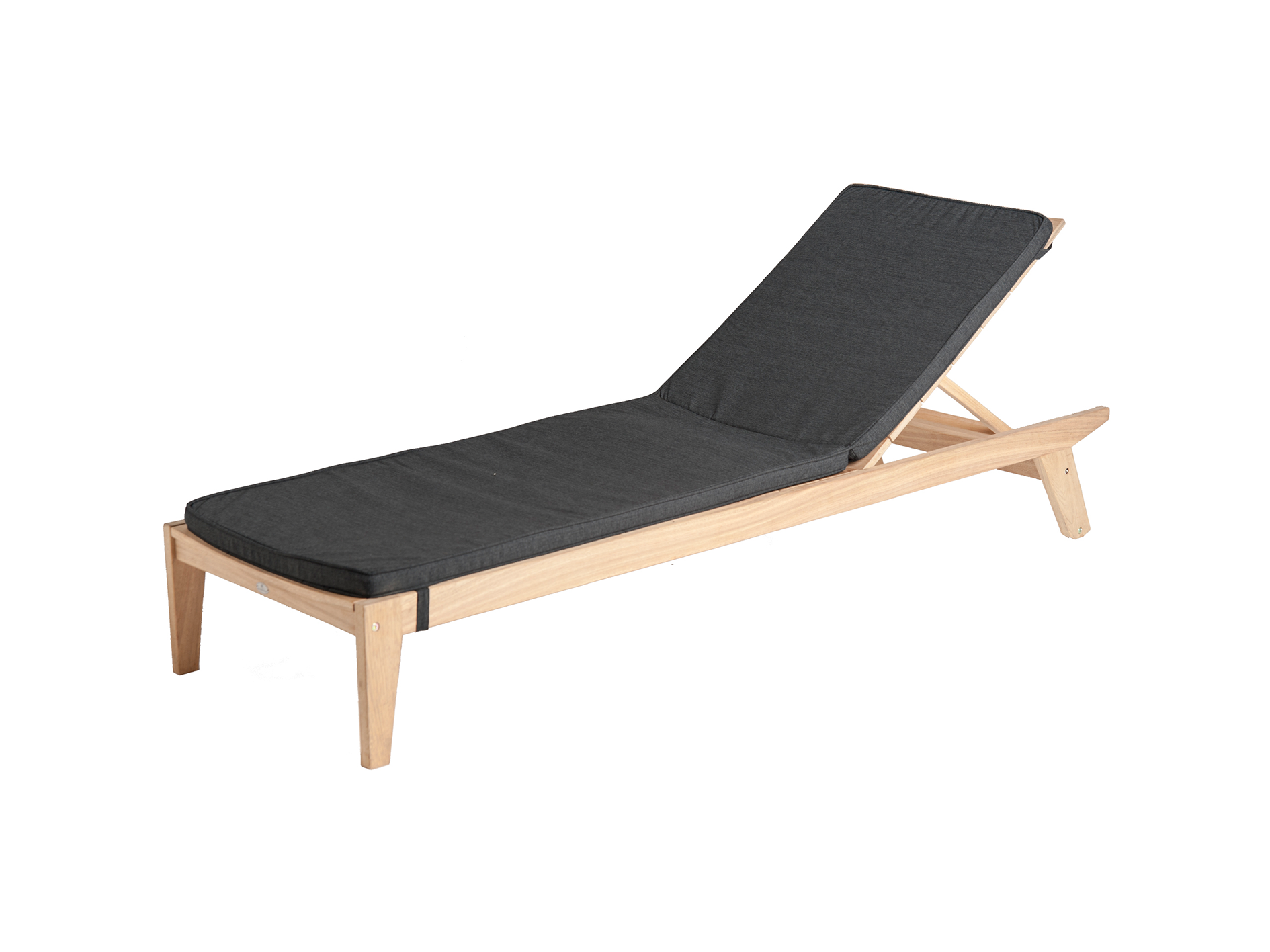 black sunbed cushion