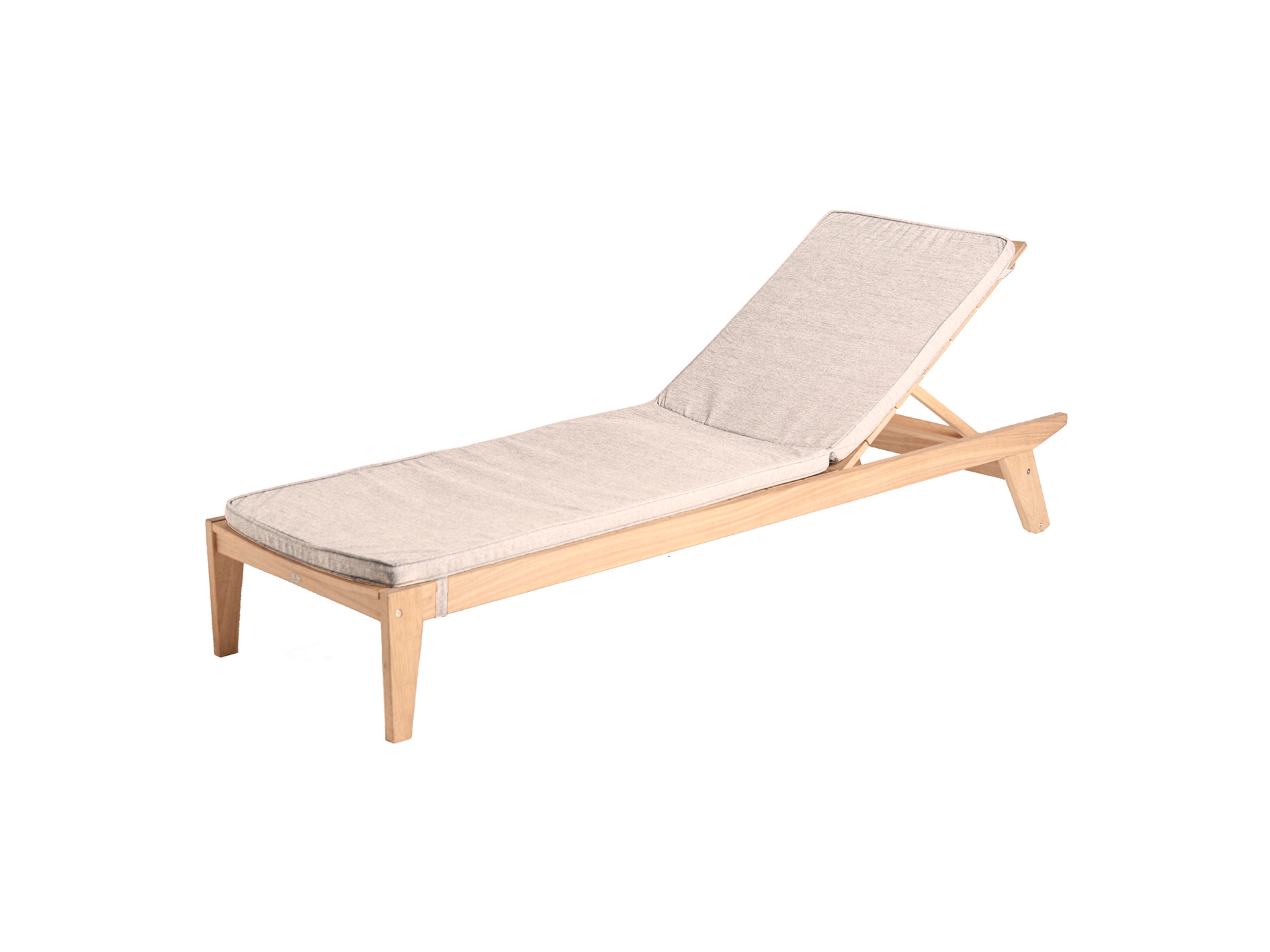 white sunbed cushion