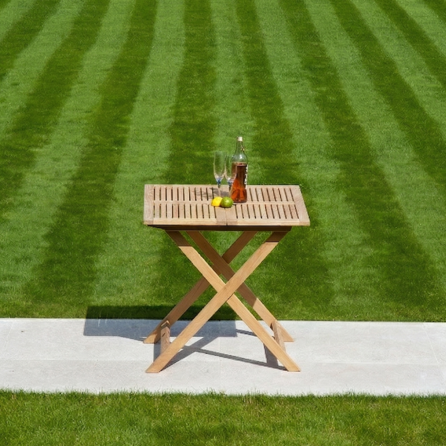 Great looking small square folding table
