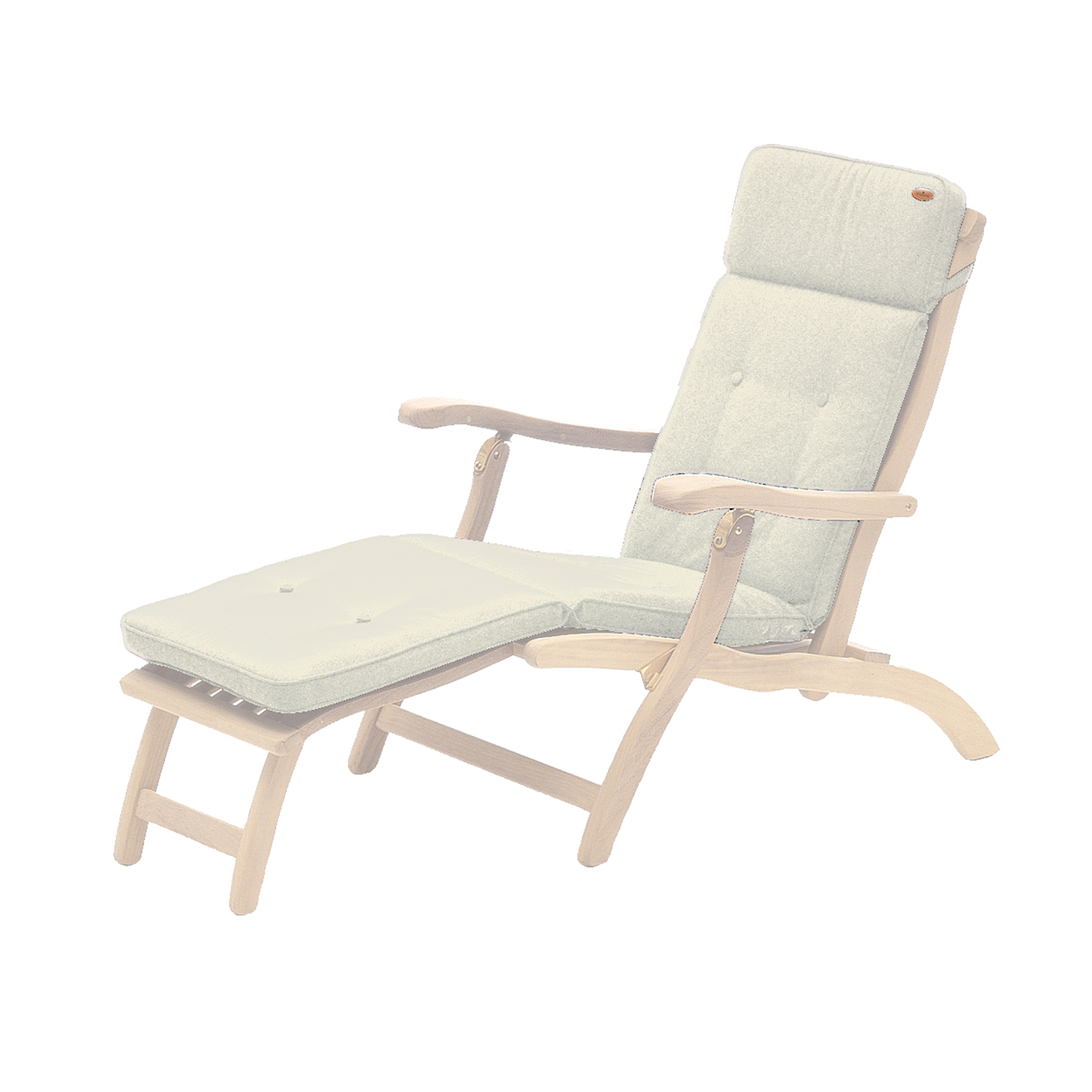 creme steamer cushion