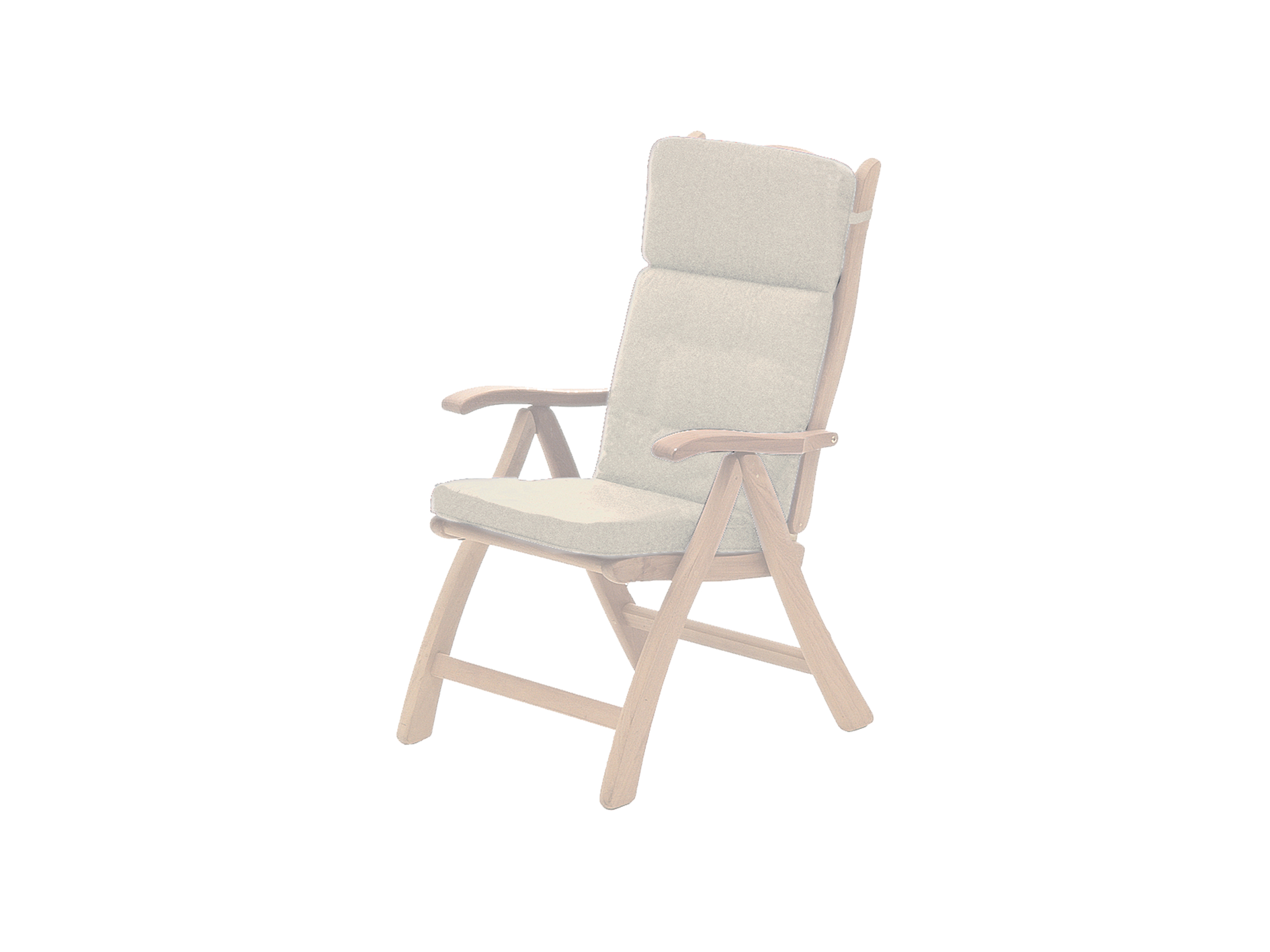 cream armchair cushion