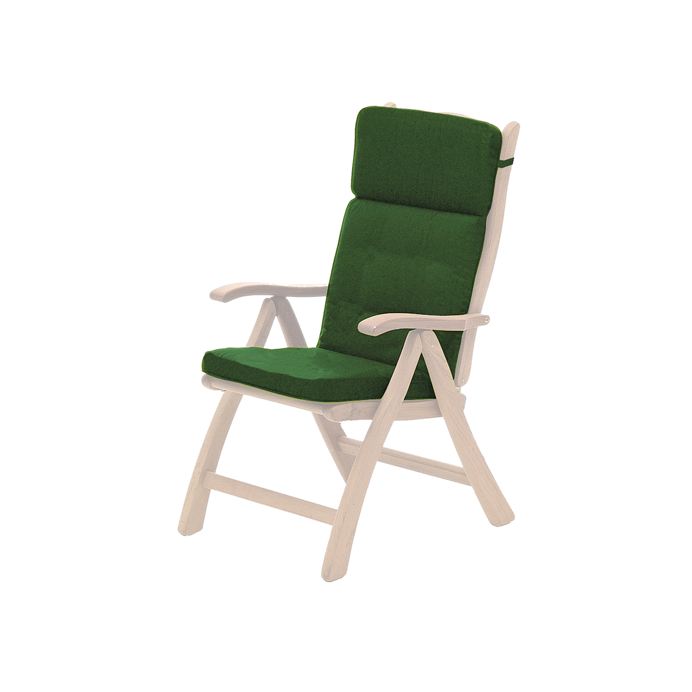 green armchair cushion