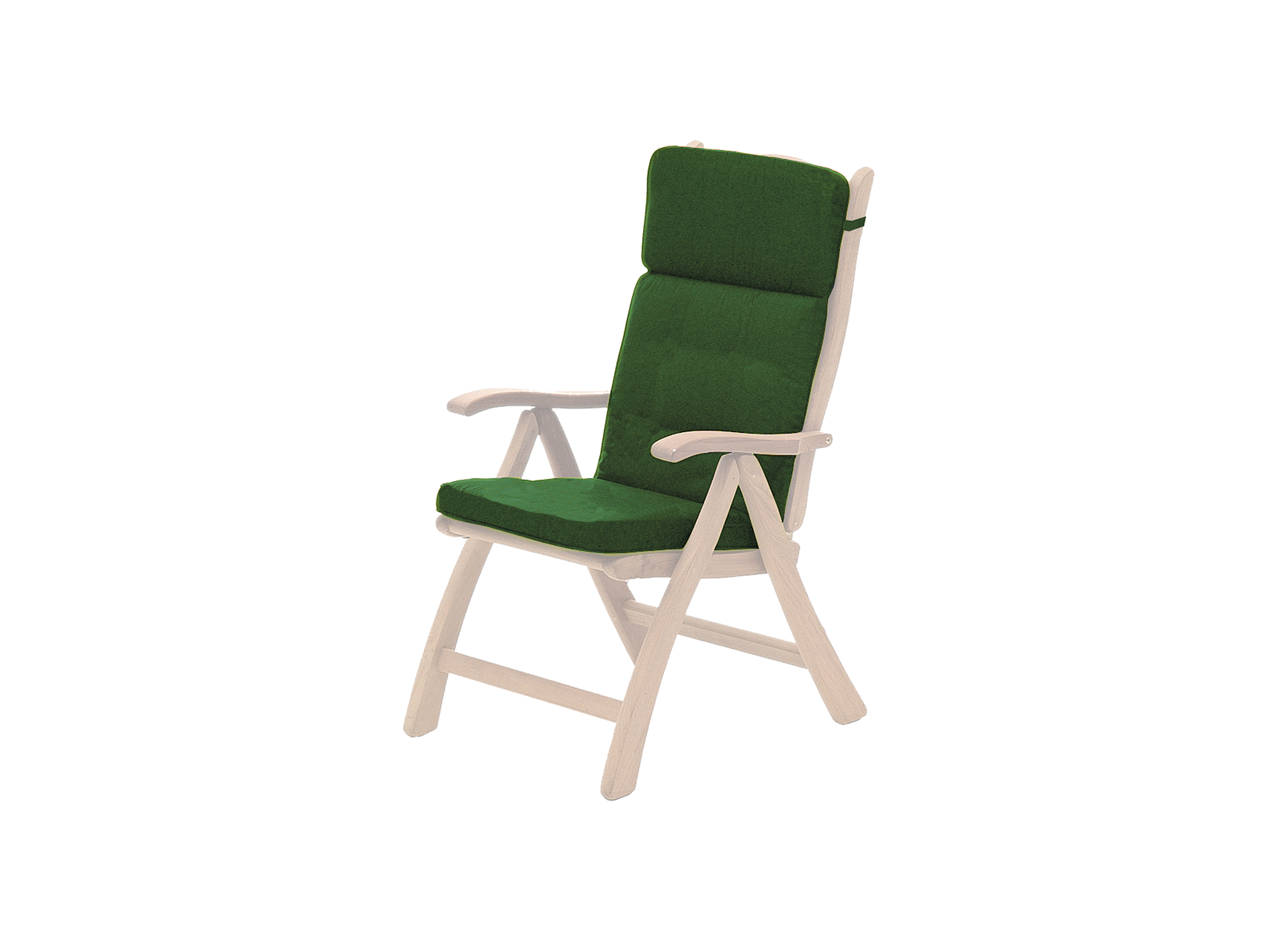 green armchair cushion