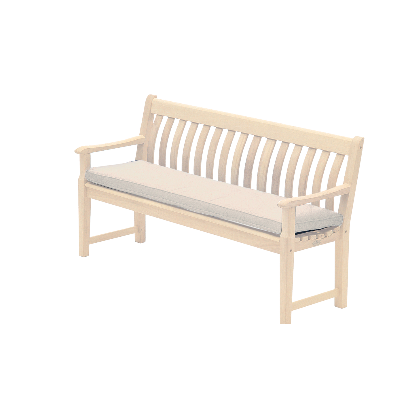 creme bench cushion