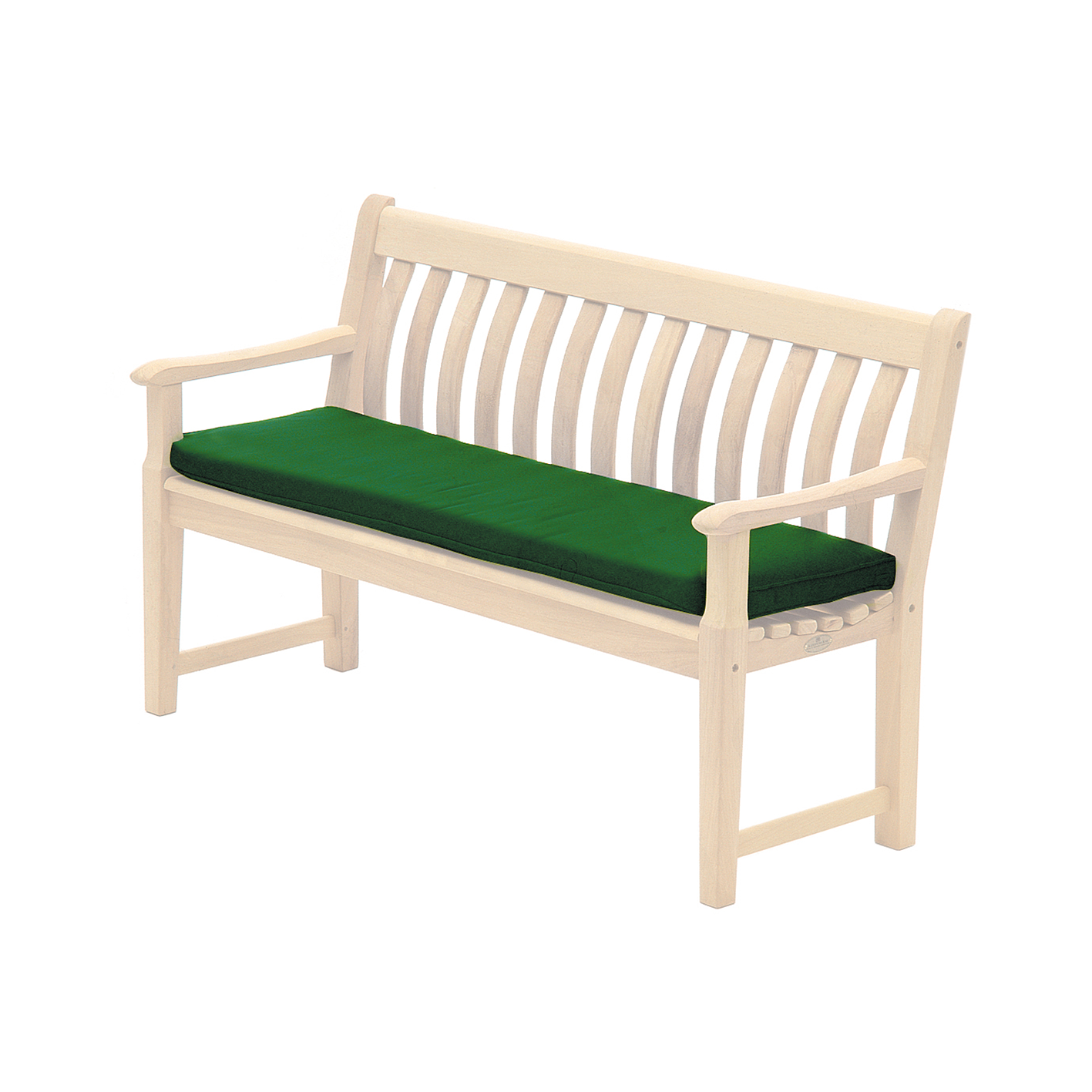 green bench cushion