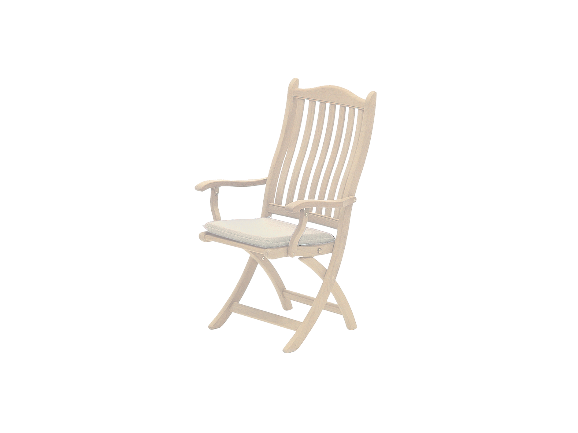armchair cushion white