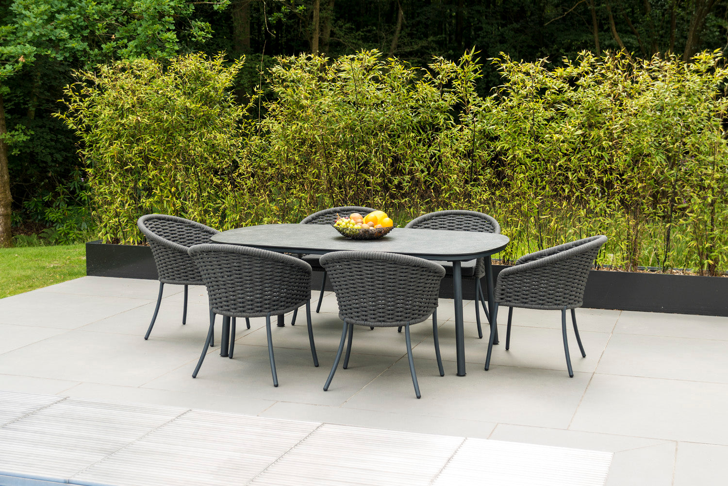 Cordial Grey Table 2m x 1.2m by Alexander Rose