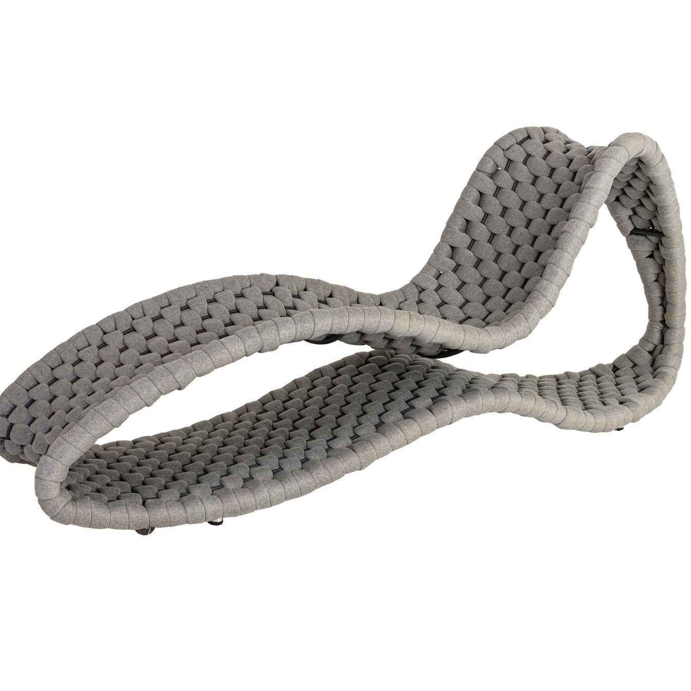 Rope Surf Sunbed Light Grey