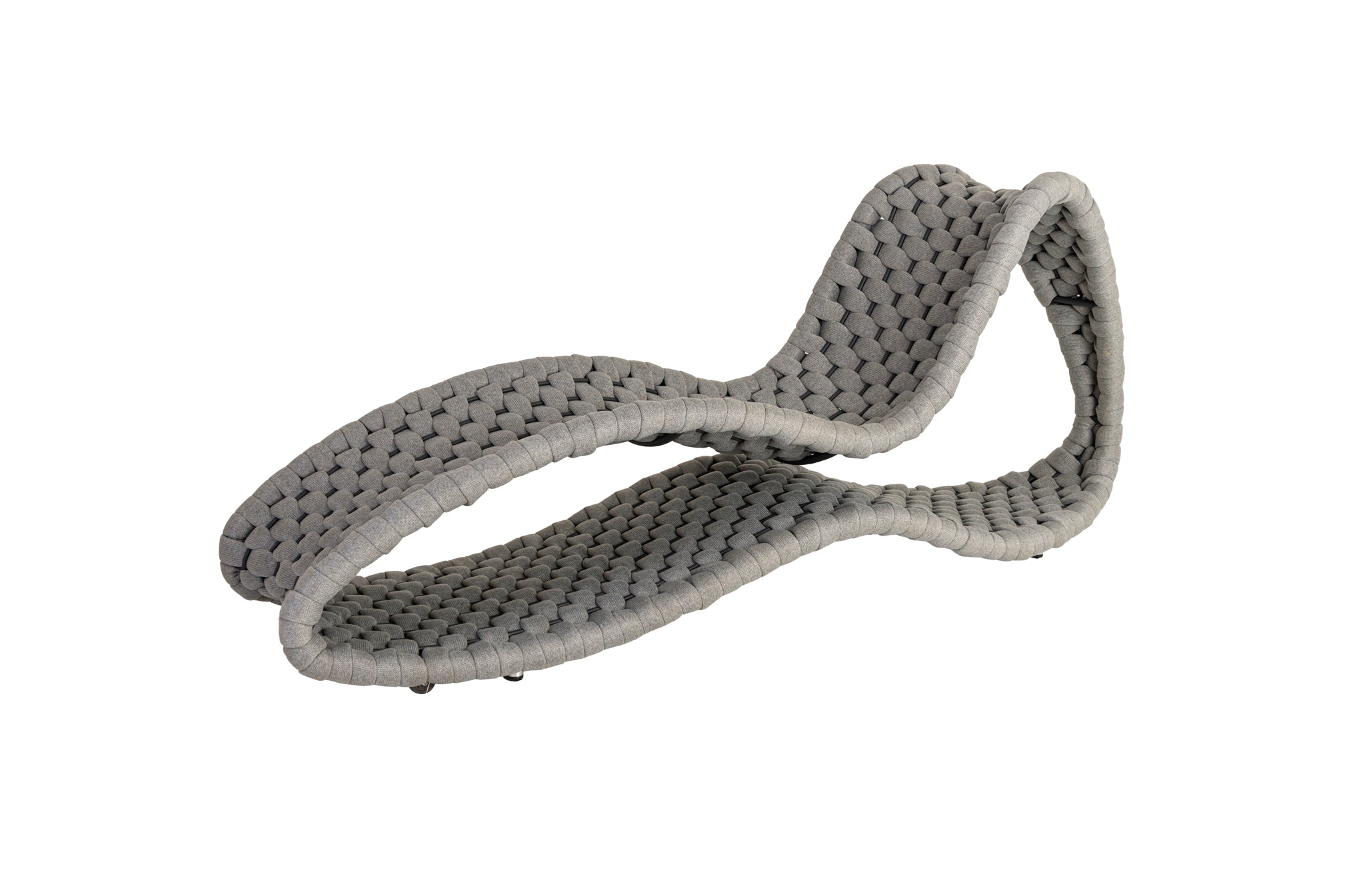 Rope Surf Sunbed Light Grey