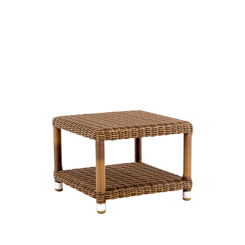 San Marino weave sunbed side table - garden furniture