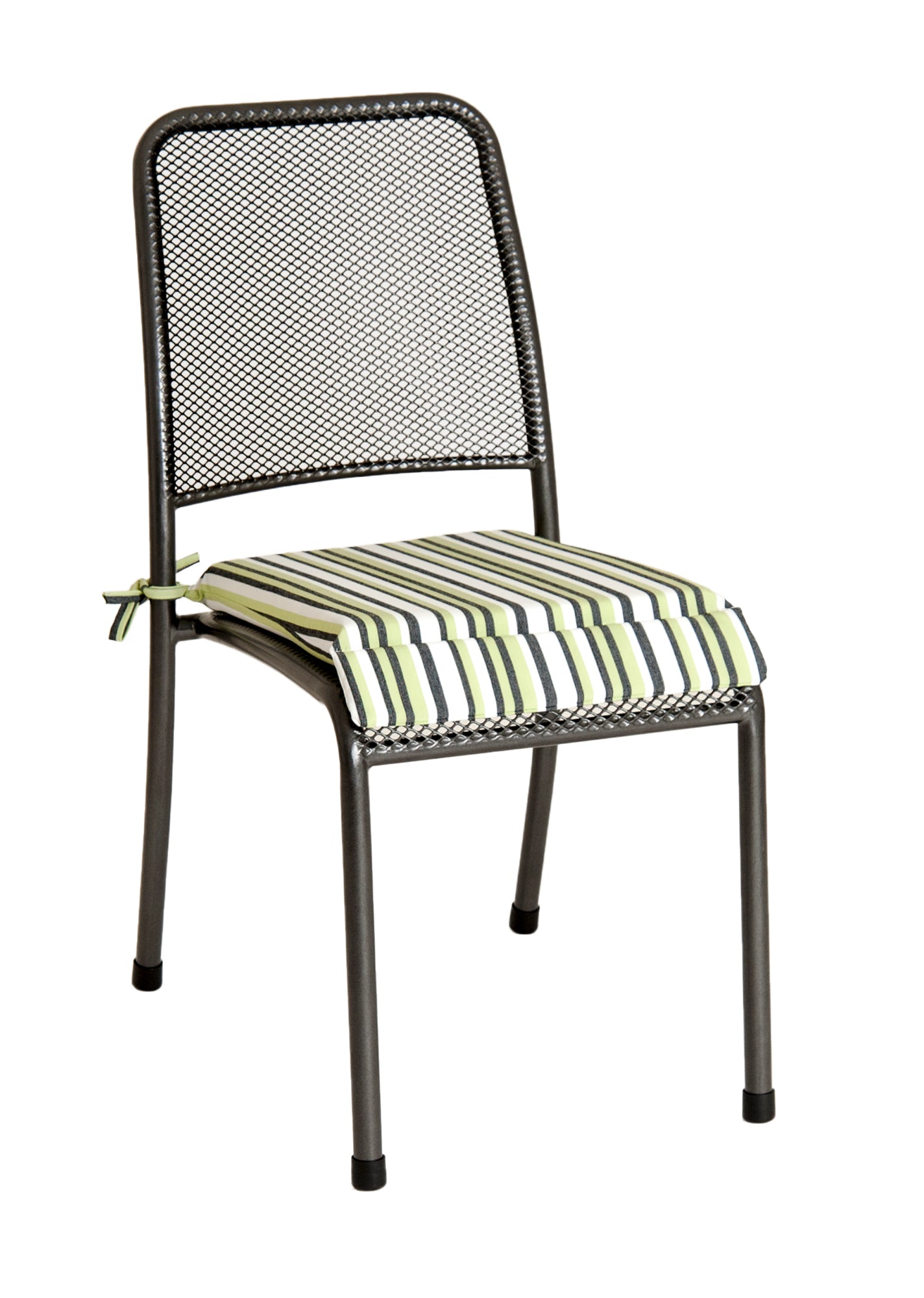 Portofino Chair Cushion Green Stripe