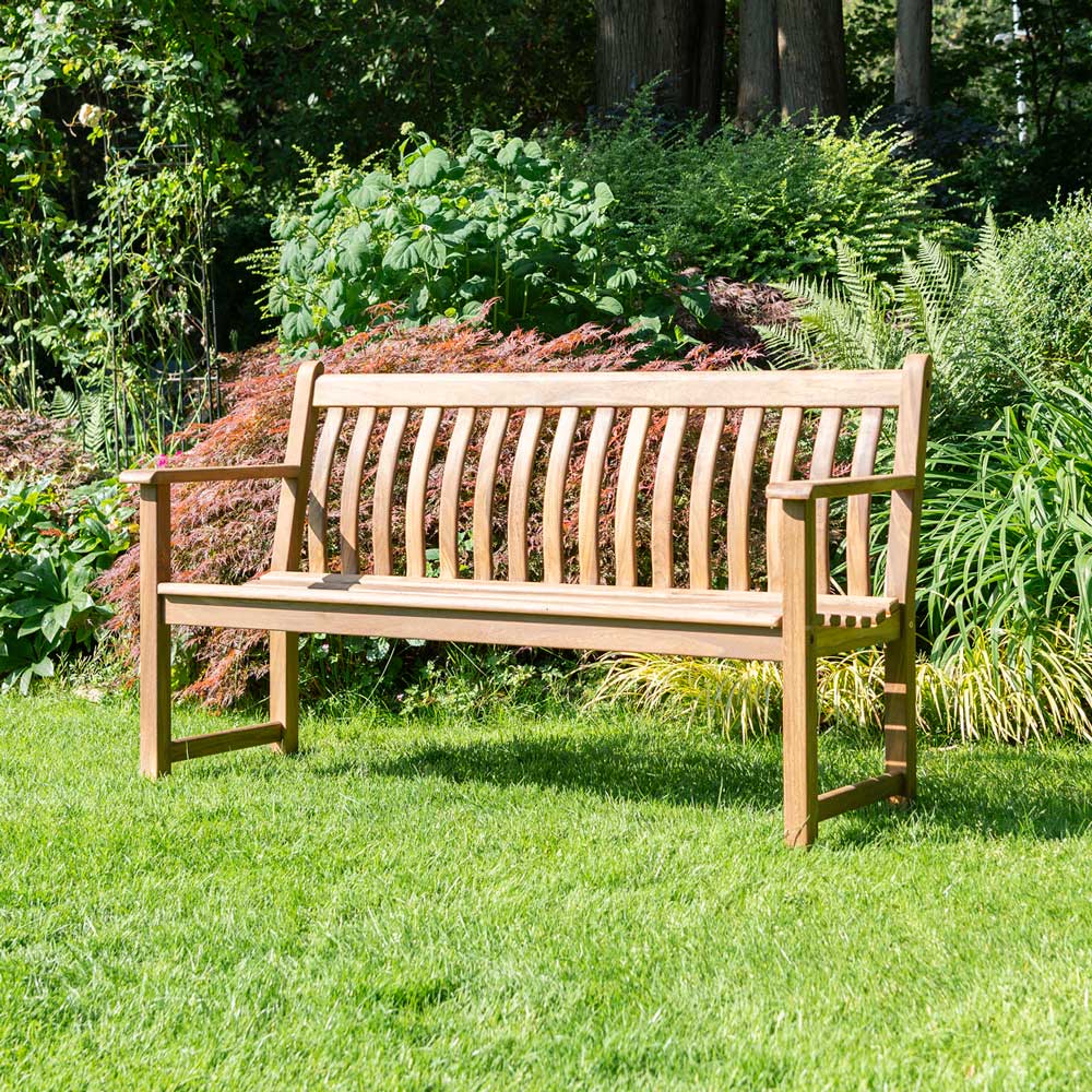 Albany Broadfield Bench 5ft in grass setting