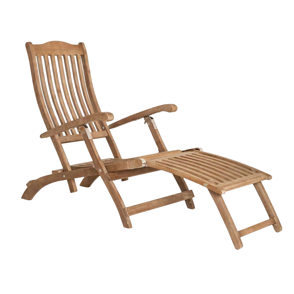 Wooden lounge chair