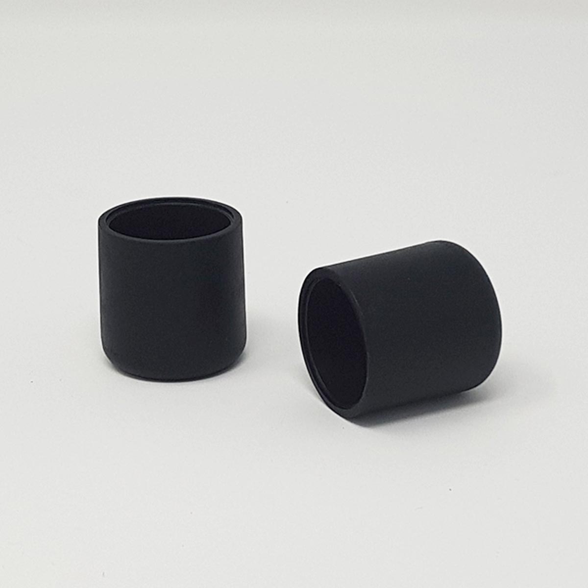 Alexander Rose Portofino Stacking Side / Armchair black plastic Foot caps