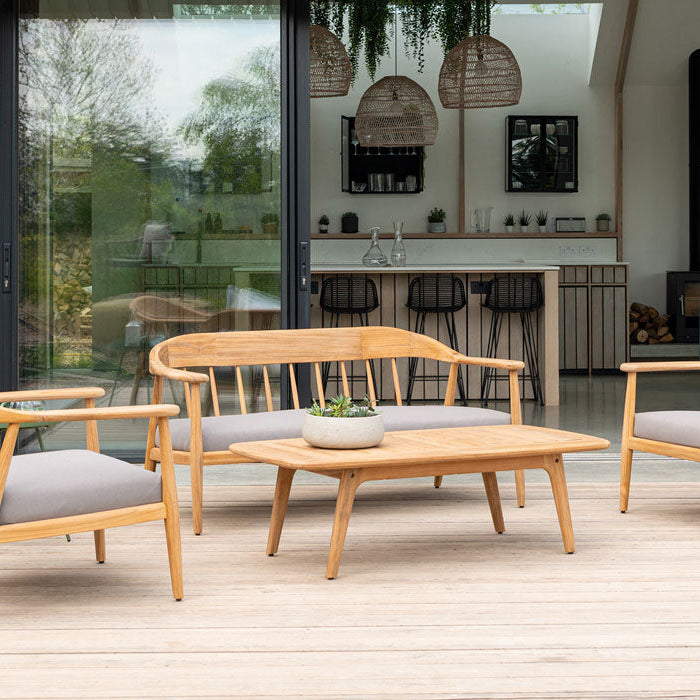 Dana Wood 2 Seater Sofa