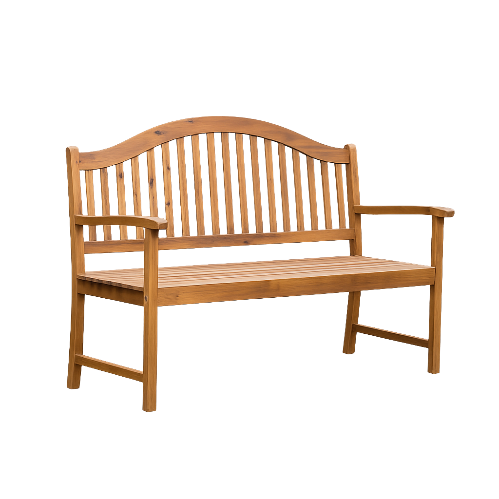 Lakeside Serpentine Bench 5ft