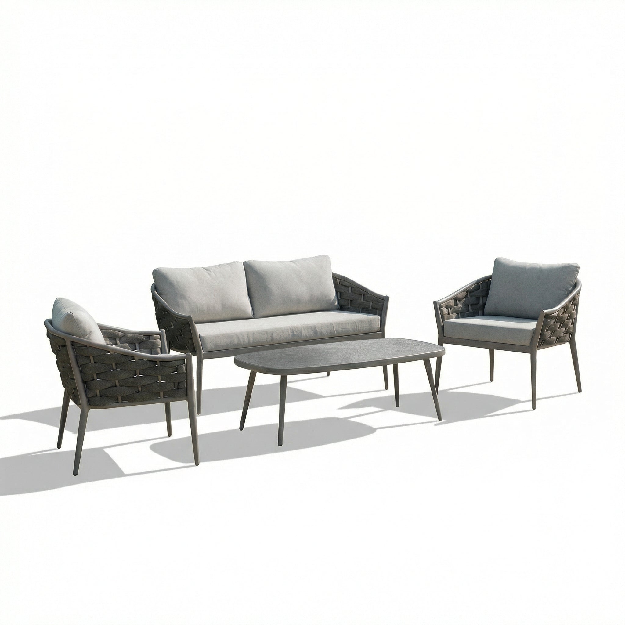 Torino sofa lounge set product cut-out on a white background