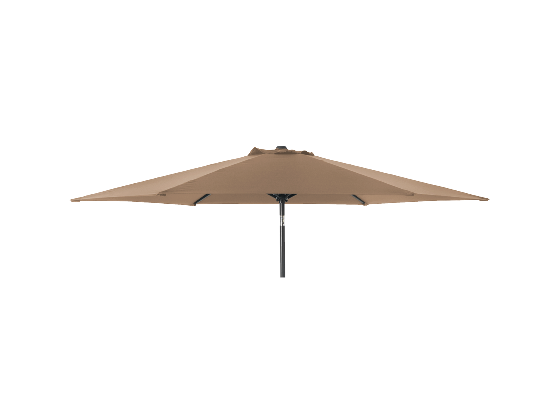 outdoor parasol in brown
