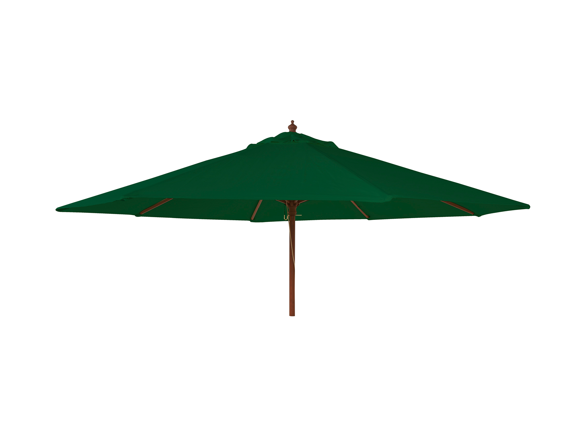 outside parasol green