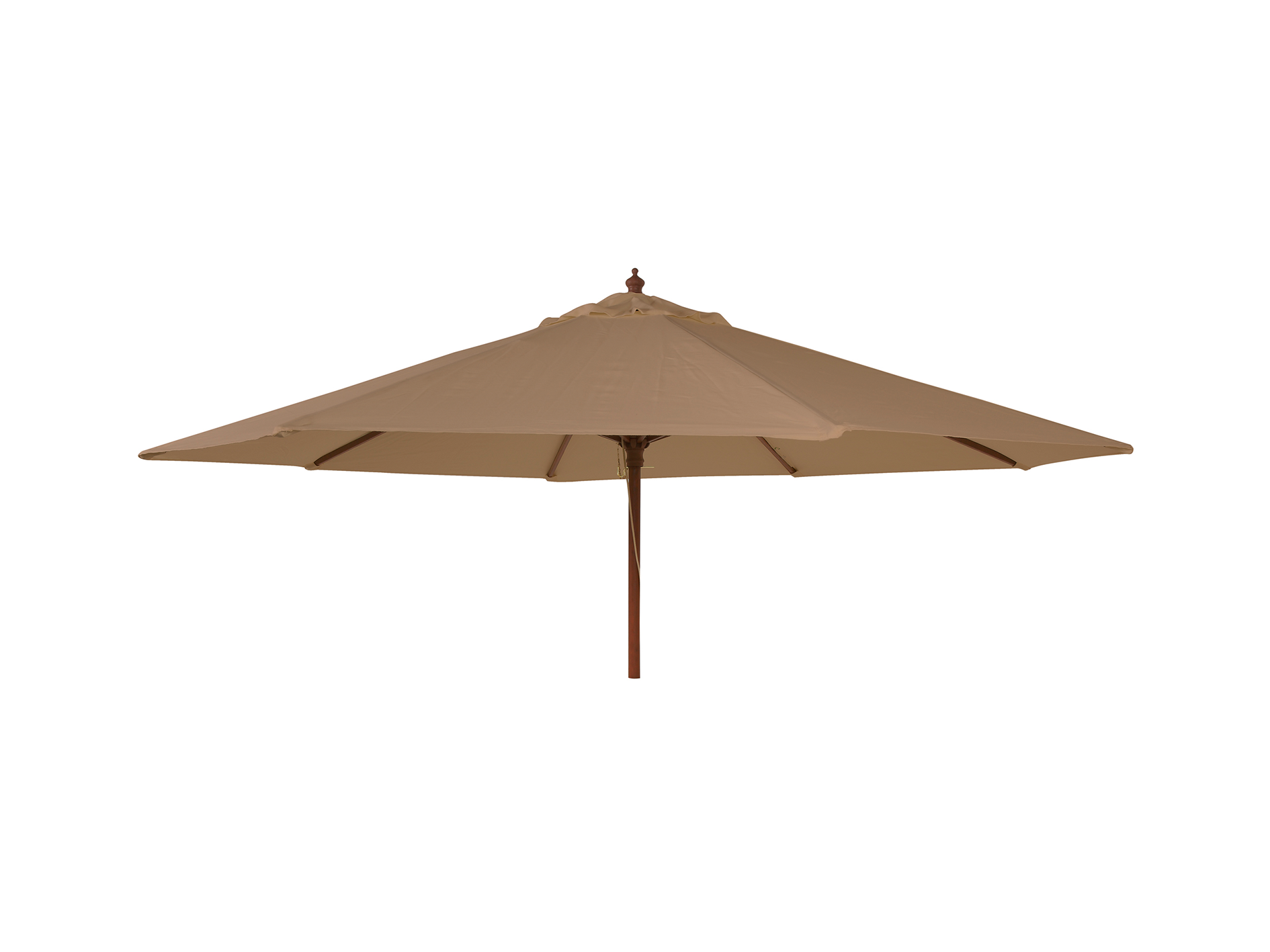 outside parasol brown