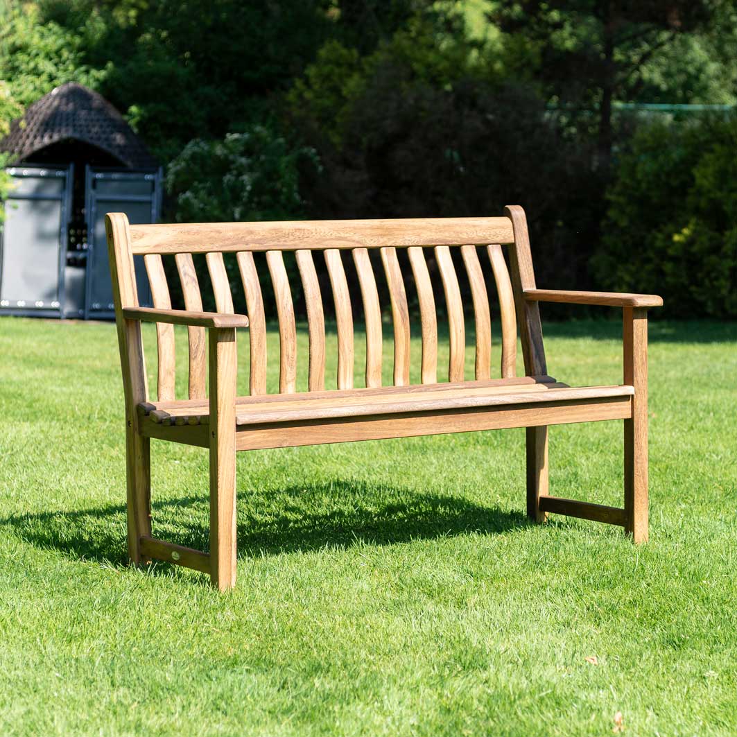 4ft Albany Broadfield Dark Acacia Bench