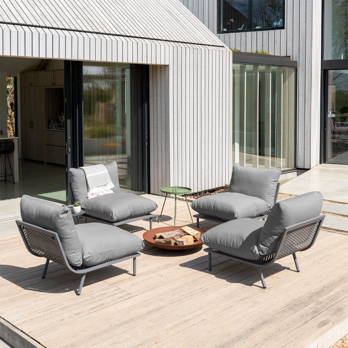 Alexander Rose Beach Lounge Mid Module Flint