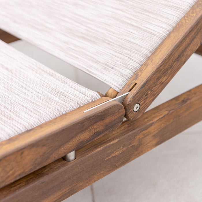 Bolney Adjustable Sling Wooden Sunbed