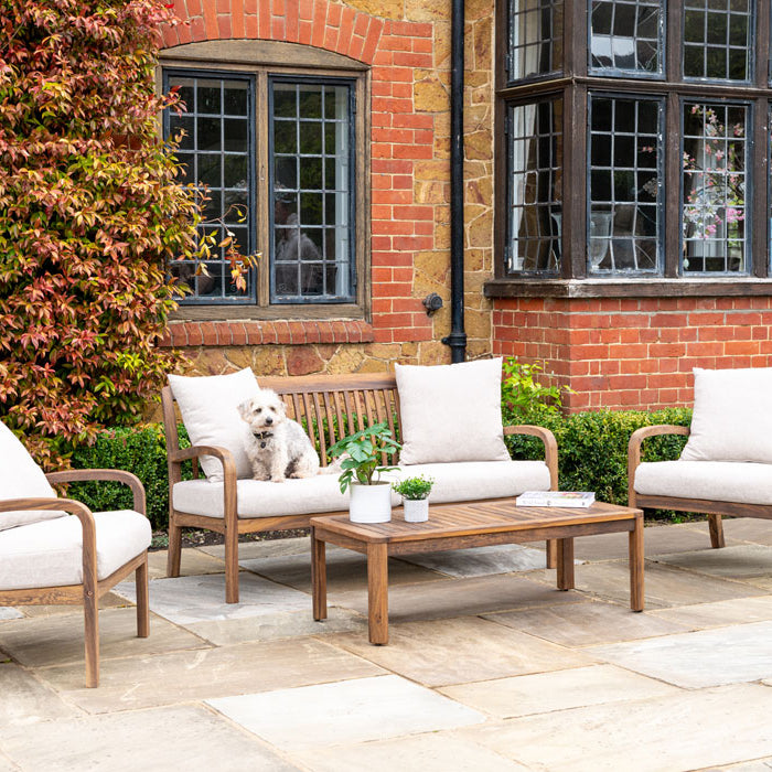 Alexander Rose Bolney 2 Wooden Seater Sofa