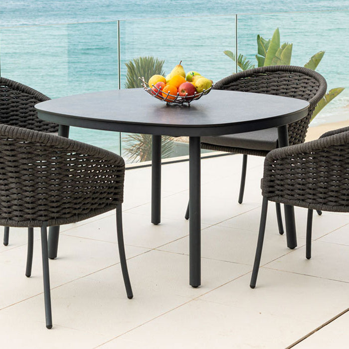 Cordial Grey Basket Weave Dining Chair