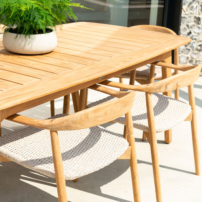 Dana Armchair with Rope Seat for outdoors