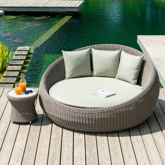 Hazelmere Round Daybed for outside