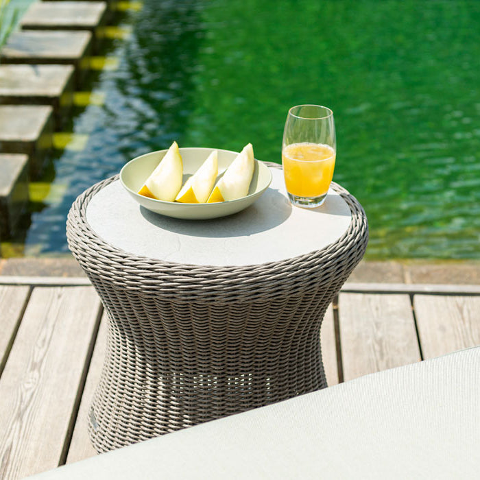 Hazelmere grey weave Side Table