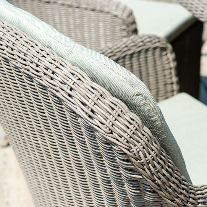 Hazelmere Armchair close up in pistachio cushion