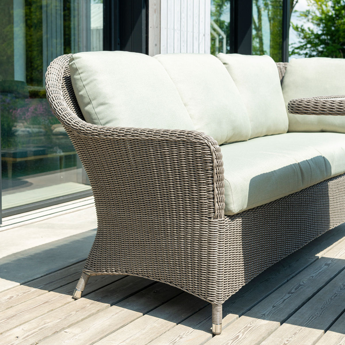 Hazelmere 2 Seater Sofa on patio