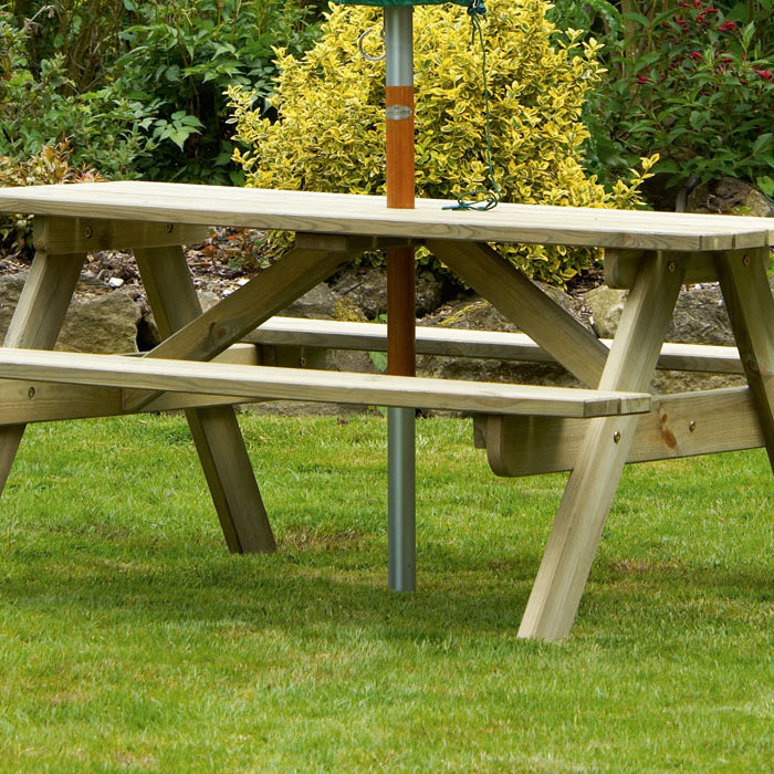 Alexander Rose Pine Malu Picnic Table 5ft