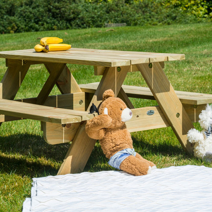 Alexander Rose Pine Malu Children's Picnic Table 2ft