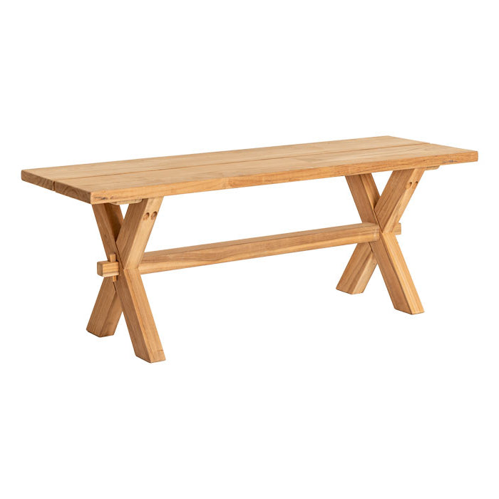 Teak Plank Bench 1.2m cutout