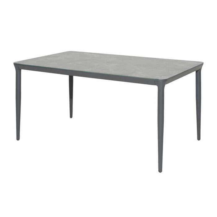 Rimini Rectangular Table W. Ceramic Glass 1.0m x 1.5m cutout