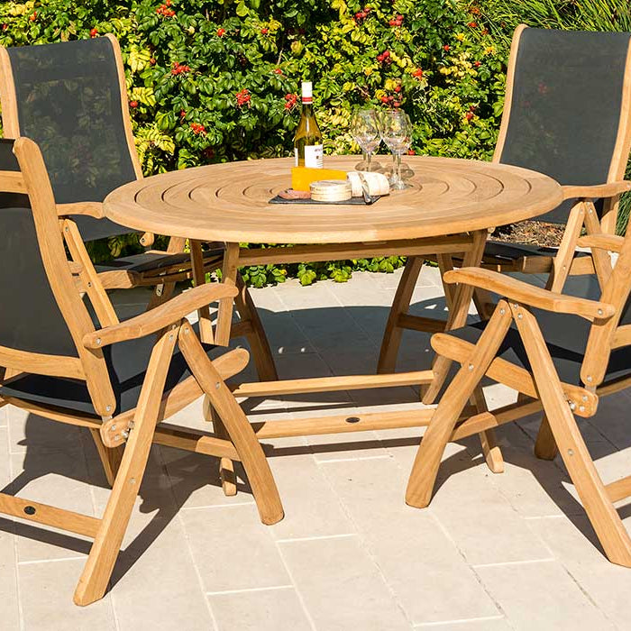 Roble Bengal Folding Table 1.3m