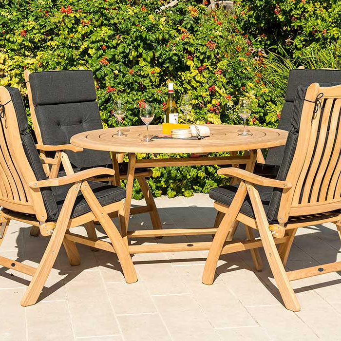 Roble Bengal Folding Recliners