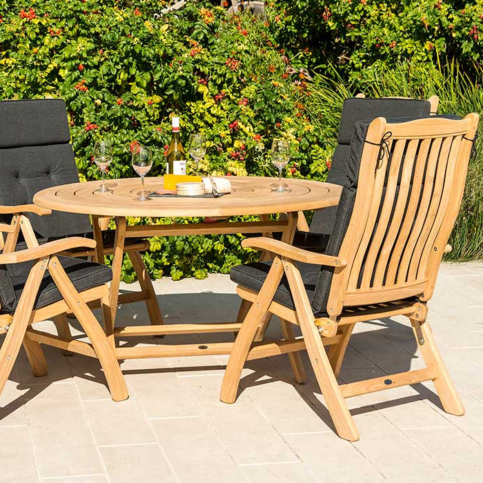 Roble Bengal Folding Recliners