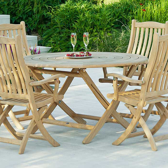 Alexander Rose Roble Bengal Folding Table 1.3m