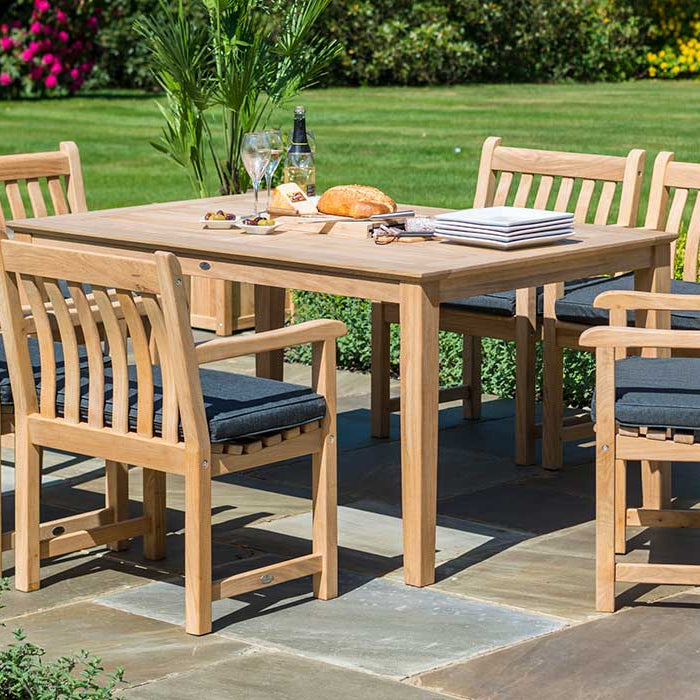 Roble Broadfield Armchair with 6 seater table