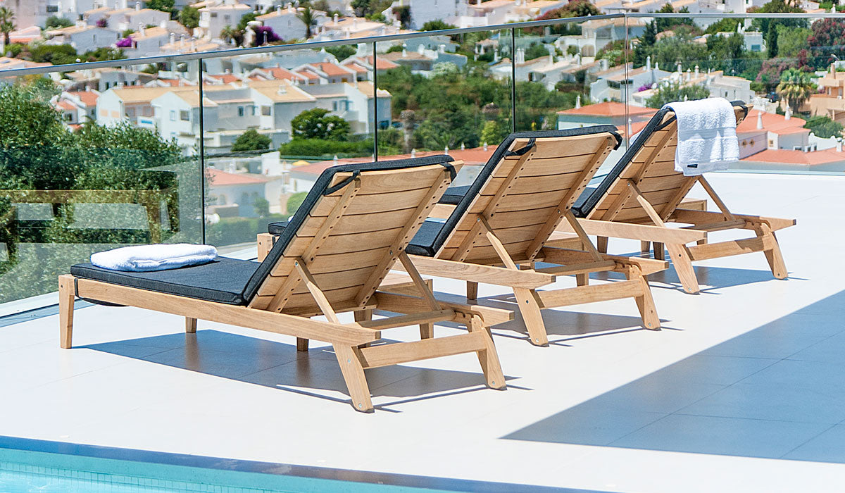 Roble Tivoli Wooden Sunbeds