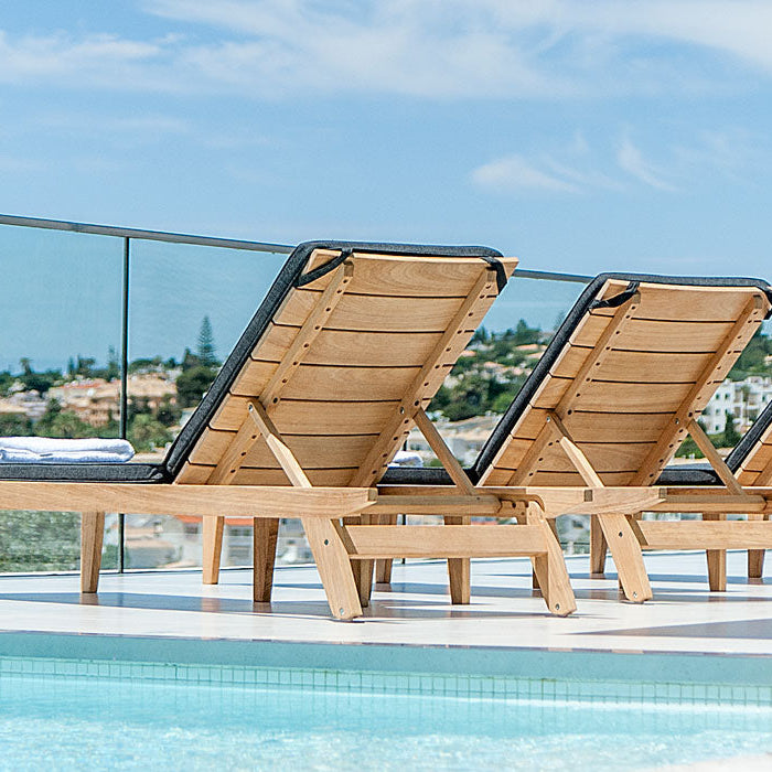 Alexander Rose Roble Tivoli Wooden Sunbeds