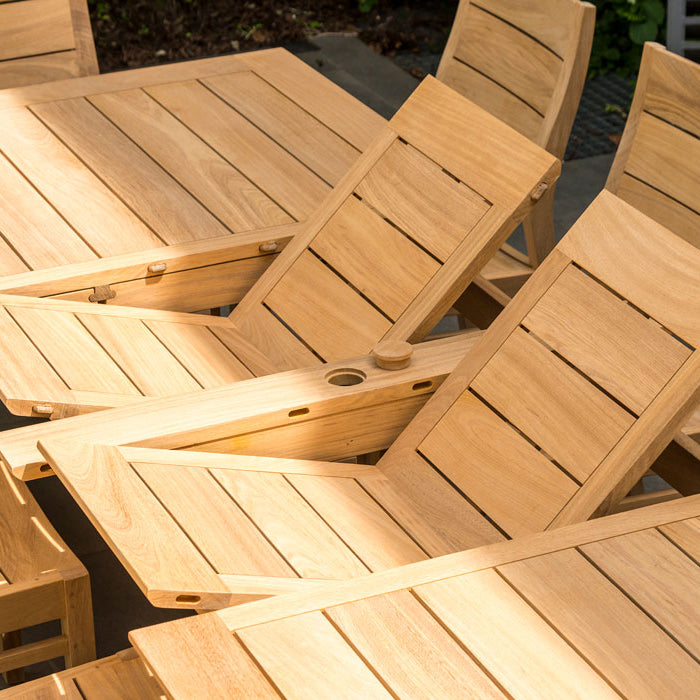 Roble Tivoli wood Extending Table 2m/2.9m x 1m