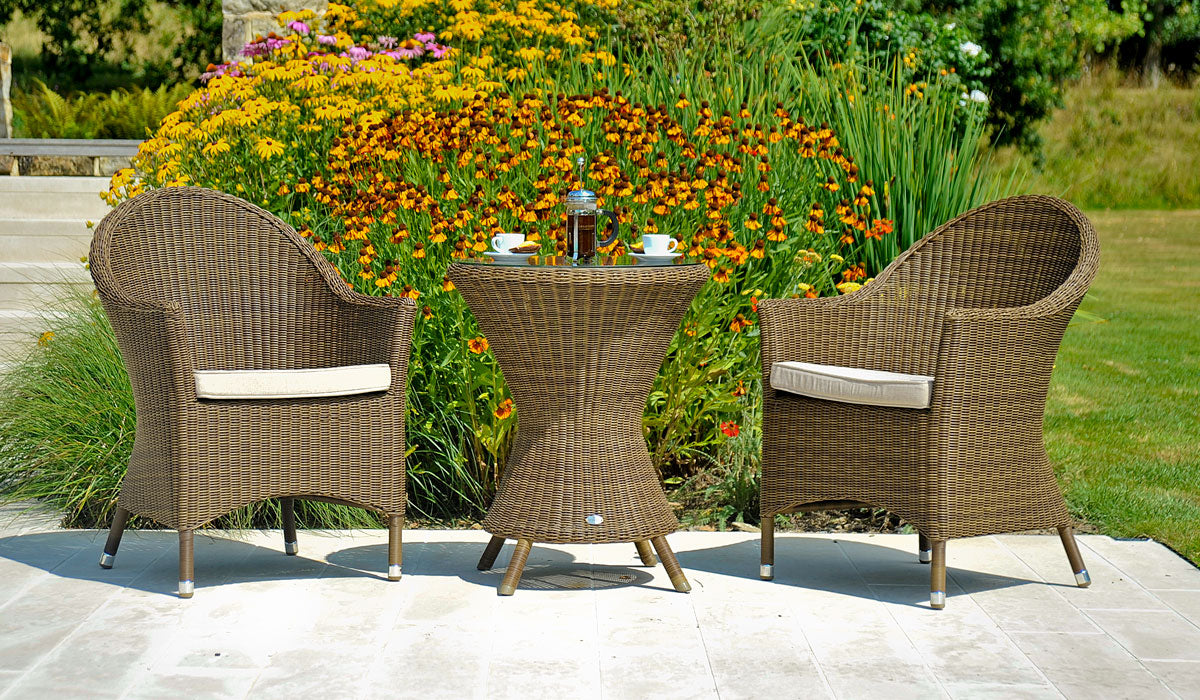 San Marino weave Curved Top Armchair