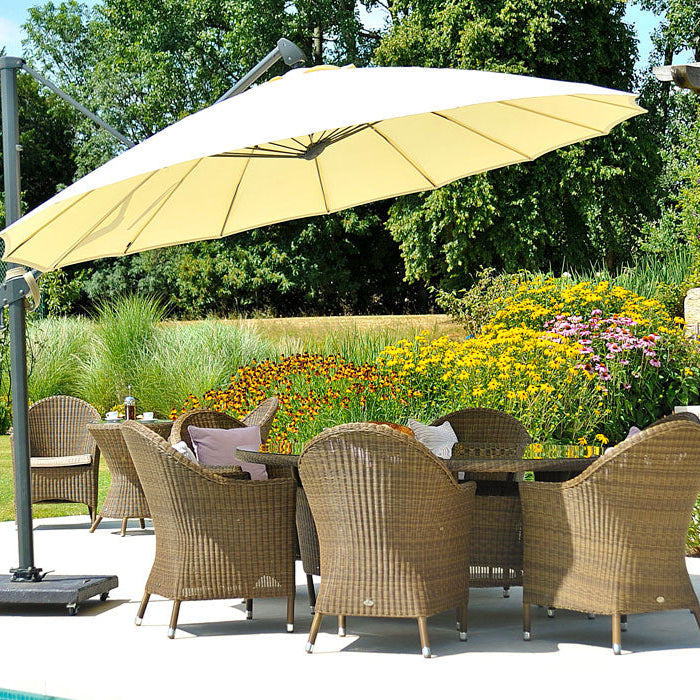 San Marino Curved Top weave Armchair