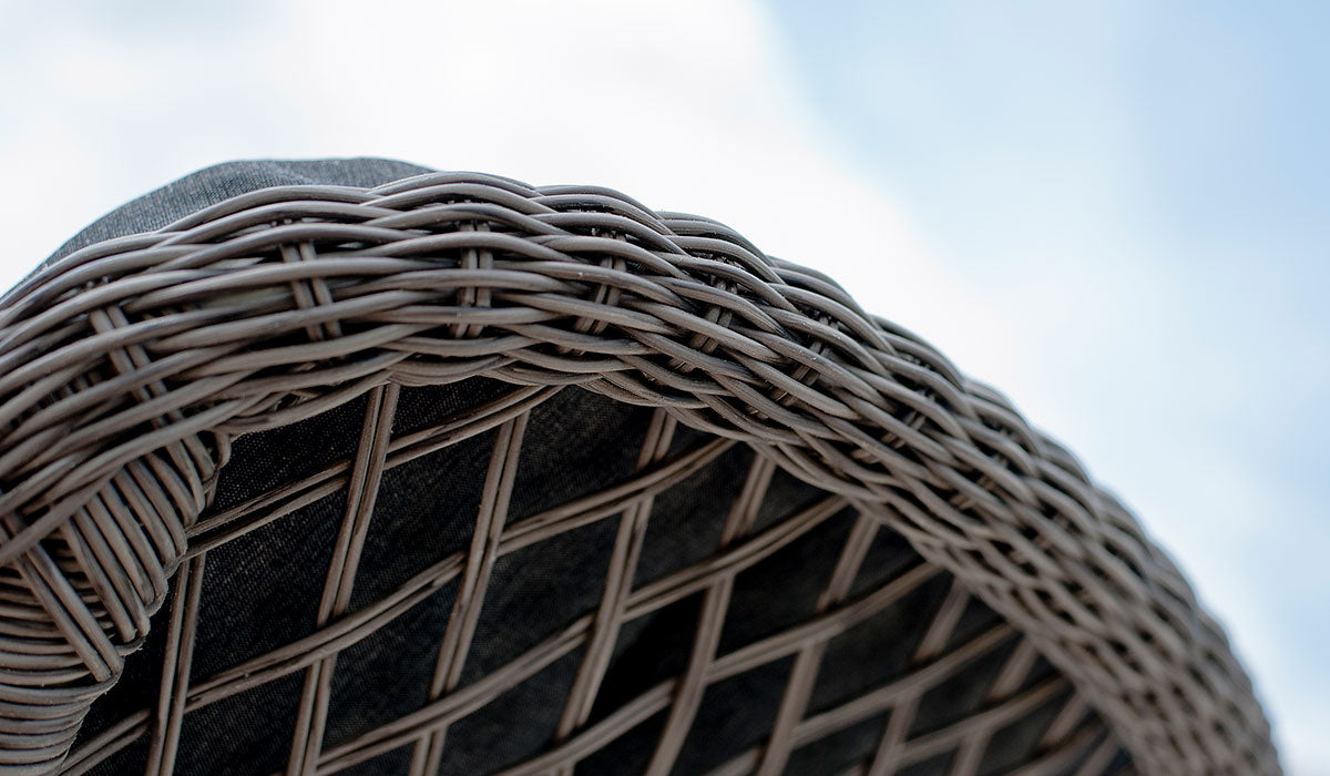 Alexander Rose Monte Carlo Open Weave Armchair close up