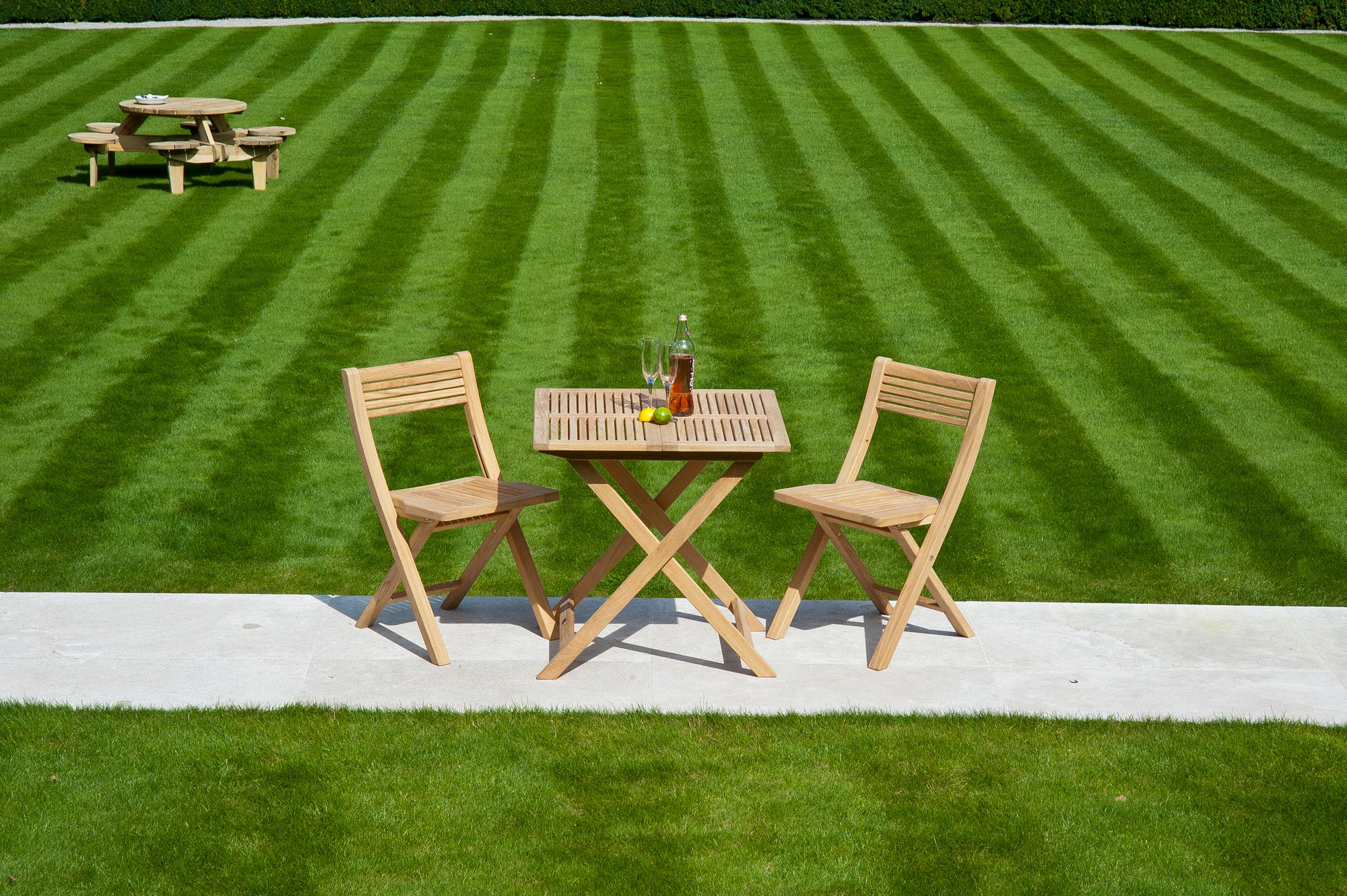 Roble Folding Chair Lifestyle by Alexander Rose